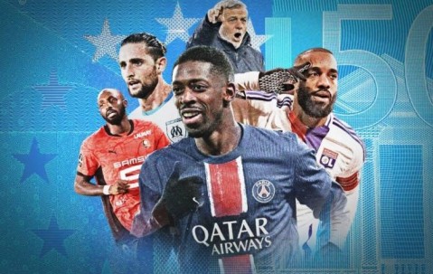 法甲球员工资：登贝莱月薪150万欧居首，巴黎包揽前12